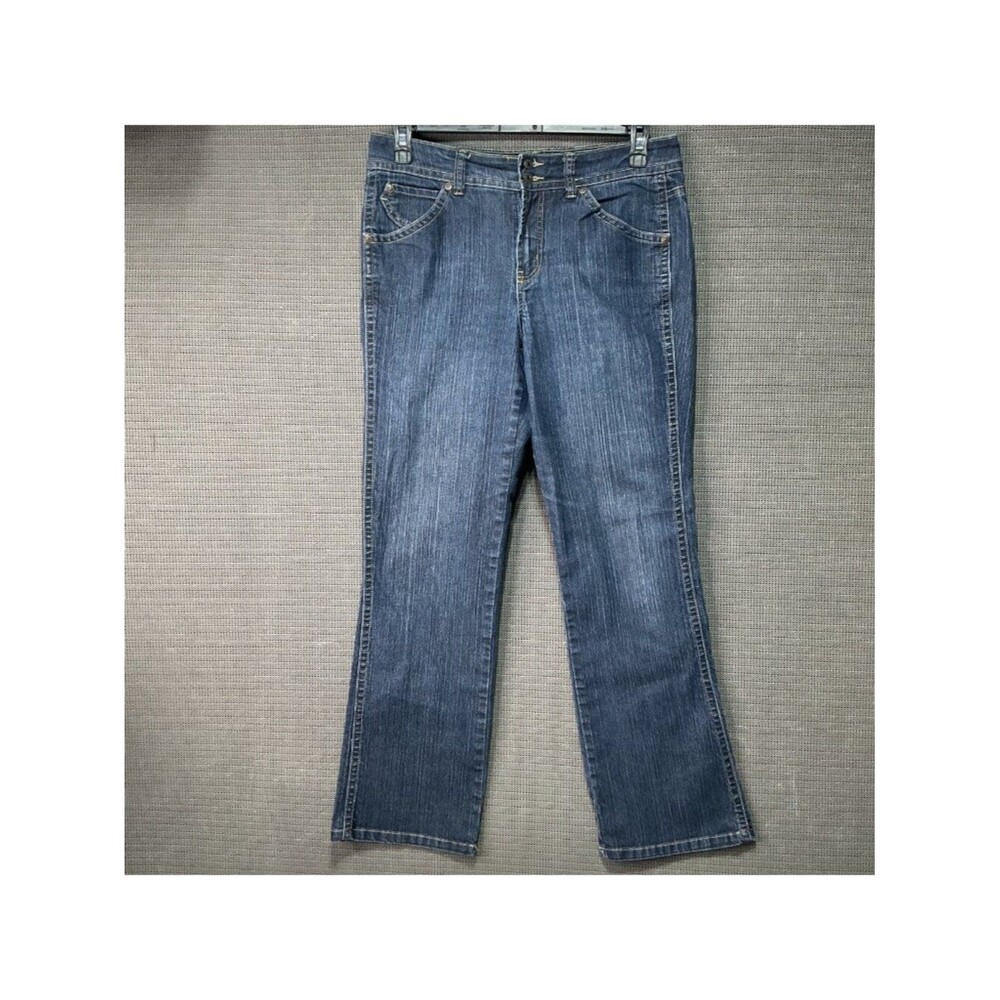Gloria Vanderbilt Amanda Jeans Women’s Size 10 Average Medium Wash Bootcut Denim